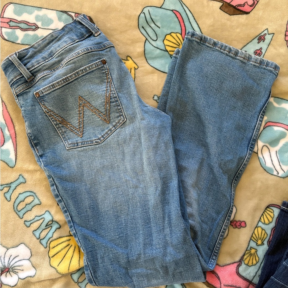 Wrangler Light Blue Boot Cut Jeans